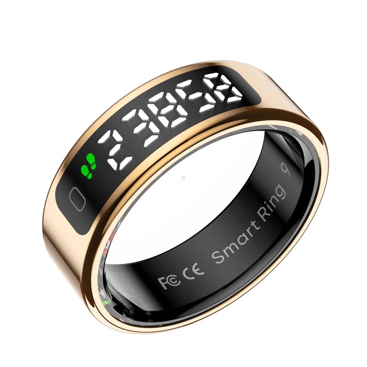 R11 SIZE 8 Smart Ring, Support Heart Rate / Blood Oxygen / Sleep / Multiple Sports Modes(Rose Gold)