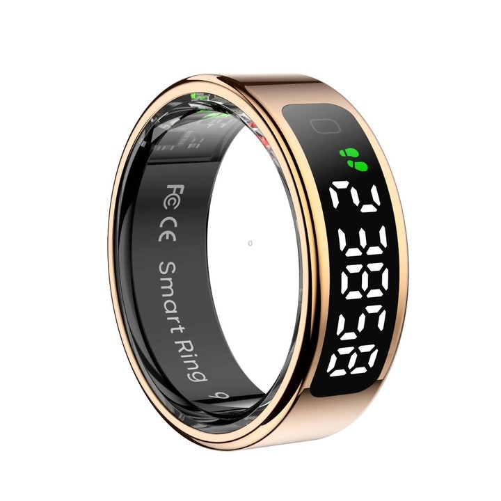 R11 SIZE 10 Smart Ring, Support Heart Rate / Blood Oxygen / Sleep / Multiple Sports Modes(Rose Gold)