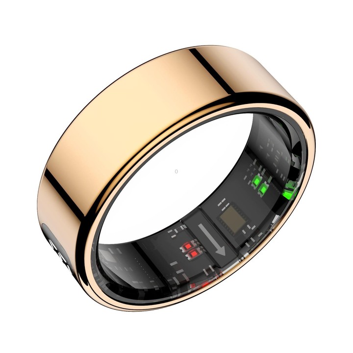 R11 SIZE 13 Smart Ring, Support Heart Rate / Blood Oxygen / Sleep / Multiple Sports Modes(Rose Gold)