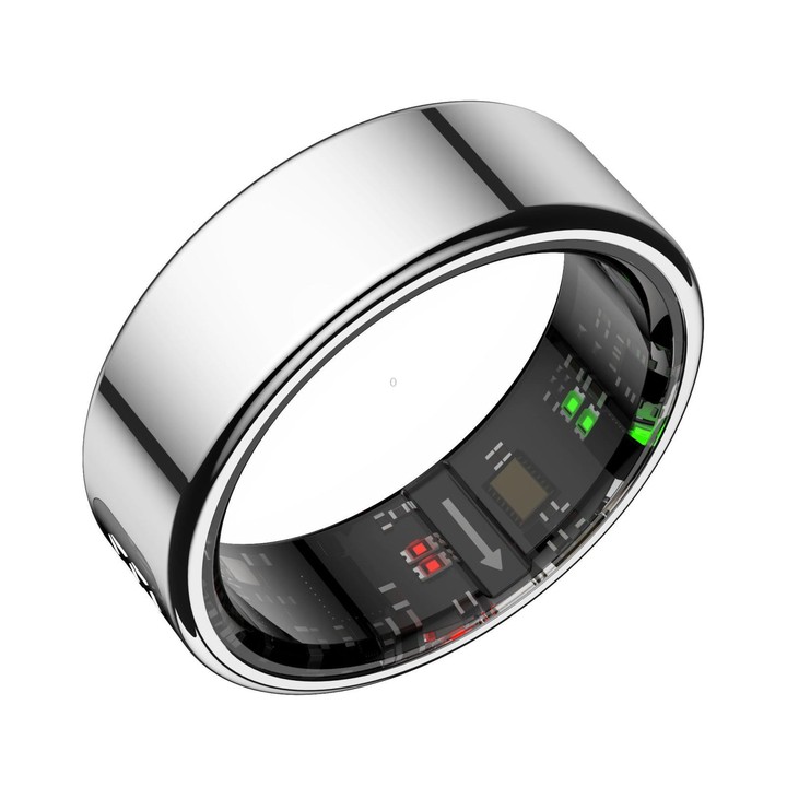R11 SIZE 13 Smart Ring, Support Heart Rate / Blood Oxygen / Sleep / Multiple Sports Modes(Silver)