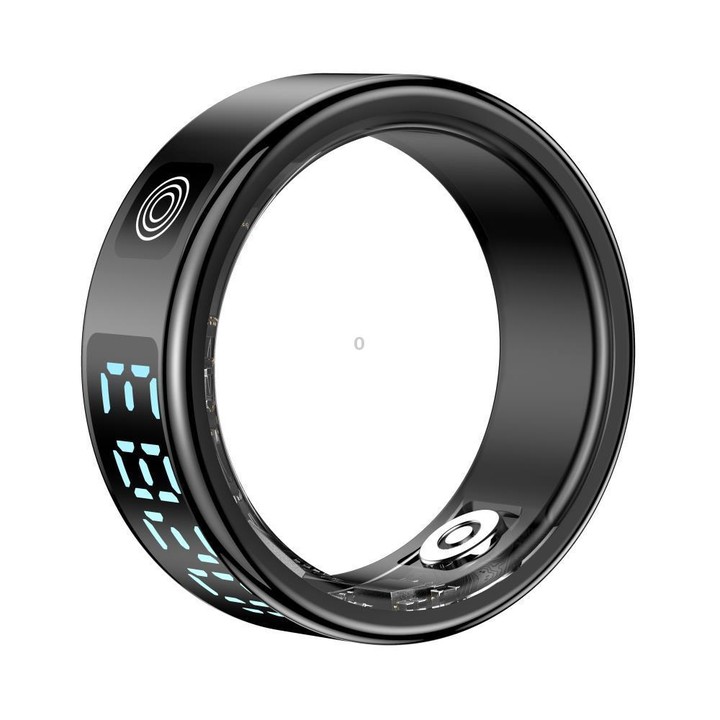 SR08 SIZE 10 Smart Ring, Support Hand Gestures Control / Health Monitoring / Multiple Sports Modes(Black)