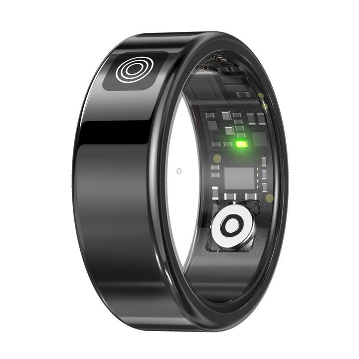 SR08 SIZE 10 Smart Ring, Support Hand Gestures Control / Health Monitoring / Multiple Sports Modes(Black)