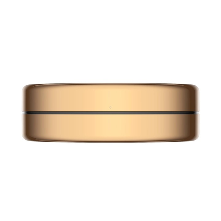 R04 SIZE 7 Smart Ring, Support Heart Rate / Blood Oxygen / Sleep Monitoring / Take Photos(Rose Gold)