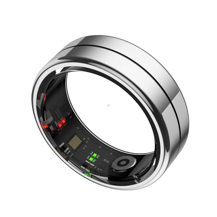 R04 SIZE 8 Smart Ring, Support Heart Rate / Blood Oxygen Monitoring / Sleep / Take Photos(Silver)