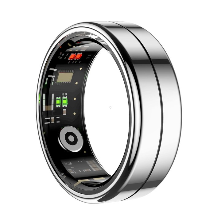 R04 SIZE 10 Smart Ring, Support Heart Rate / Blood Oxygen / Sleep Monitoring / Take Photos(Silver)
