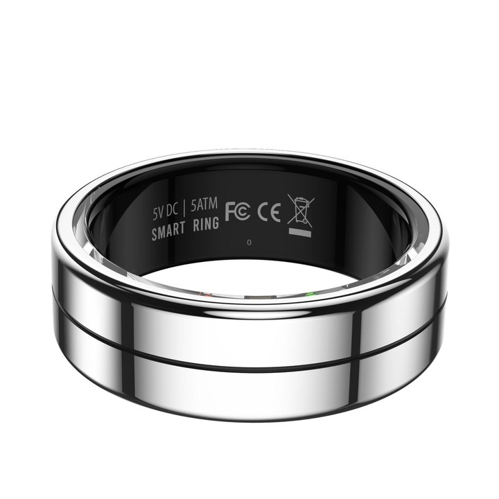 R04 SIZE 11 Smart Ring, Support Heart Rate / Blood Oxygen / Sleep Monitoring / Take Photos(Silver)