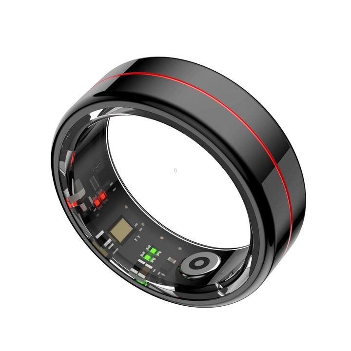 R04 SIZE 13 Smart Ring, Support Heart Rate / Blood Oxygen / Sleep Monitoring / Take Photos(Black)