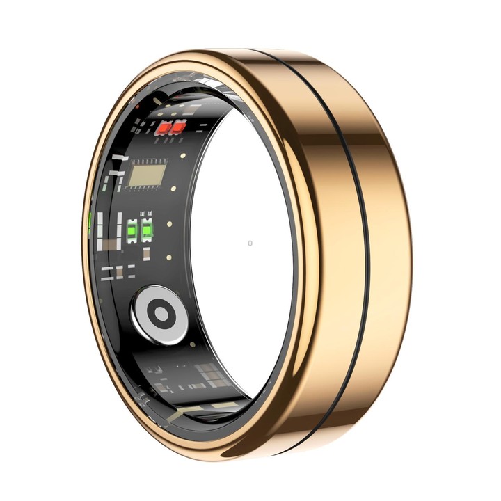 R04 SIZE 13 Smart Ring, Support Heart Rate / Blood Oxygen / Sleep Monitoring / Take Photos(Rose Gold)