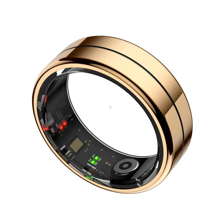 R04 SIZE 13 Smart Ring, Support Heart Rate / Blood Oxygen / Sleep Monitoring / Take Photos(Rose Gold)