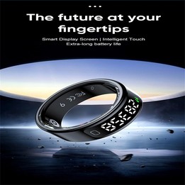 R11C SIZE 11 Smart Ring, Support Heart Rate / Blood Oxygen / Sleep Monitoring / Multiple Sport Modes(Silver)