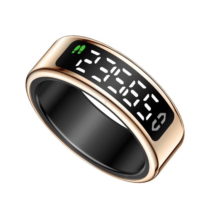 SY01 SIZE 9 Smart Ring, Support Heart Rate / Blood Oxygen / Sleep Monitoring / Multiple Sport Modes(Rose Gold)