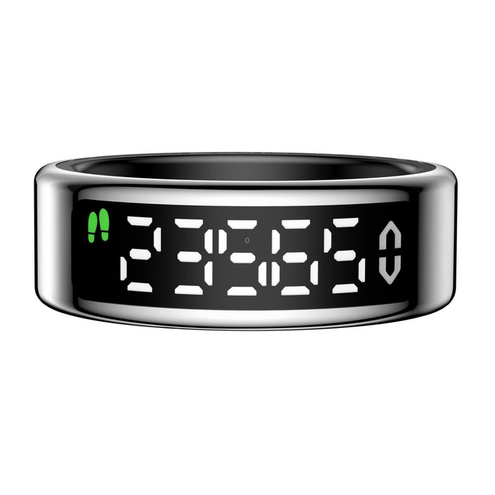 SY01 SIZE 9 Smart Ring, Support Heart Rate / Blood Oxygen / Sleep Monitoring / Multiple Sport Modes(Silver)