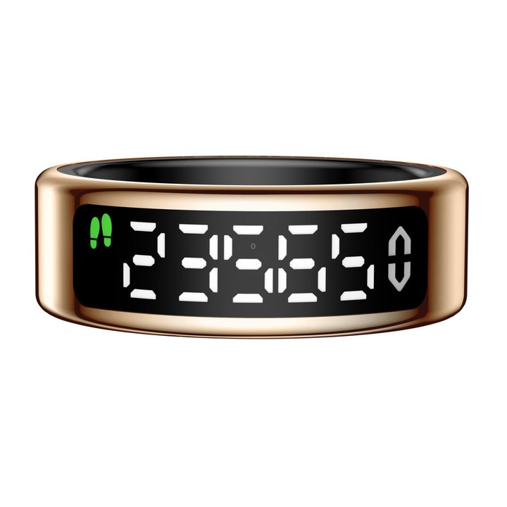 SY01 SIZE 11 Smart Ring, Support Heart Rate / Blood Oxygen / Sleep Monitoring / Multiple Sport Modes(Rose Gold)