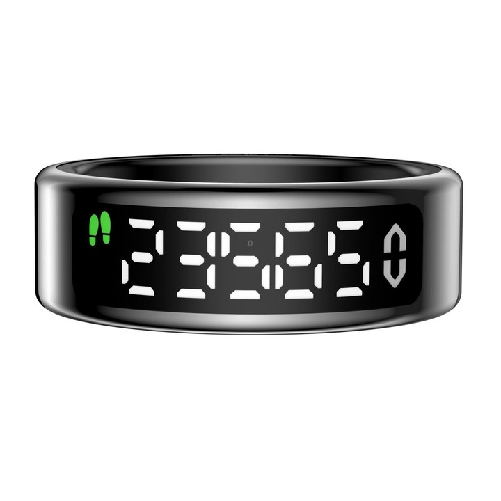 SY01 SIZE 12 Smart Ring, Support Heart Rate / Blood Oxygen / Sleep Monitoring / Multiple Sport Modes(Black)