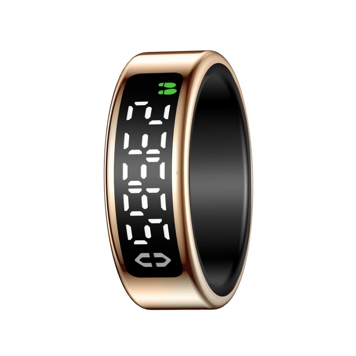 SY01 SIZE 12 Smart Ring, Support Heart Rate / Blood Oxygen / Sleep Monitoring / Multiple Sport Modes(Rose Gold)