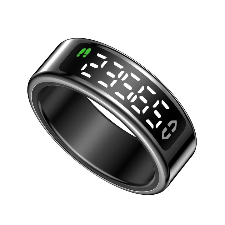 SY01 SIZE 13 Smart Ring, Support Heart Rate / Blood Oxygen / Sleep Monitoring / Multiple Sport Modes(Black)