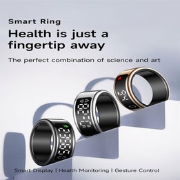 SY01 SIZE 13 Smart Ring, Support Heart Rate / Blood Oxygen / Sleep Monitoring / Multiple Sport Modes(Rose Gold)
