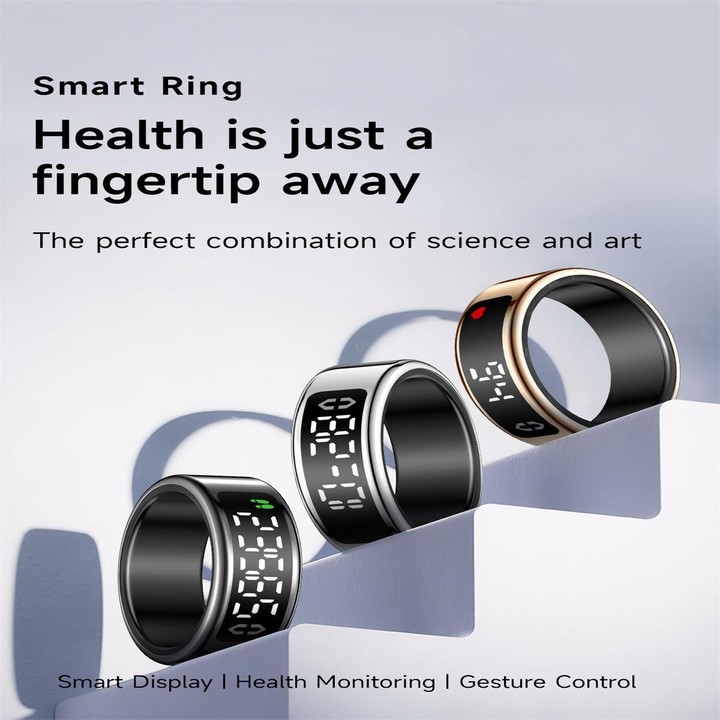 SY01 SIZE 13 Smart Ring, Support Heart Rate / Blood Oxygen / Sleep Monitoring / Multiple Sport Modes(Rose Gold)