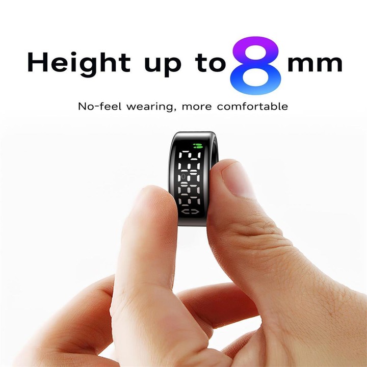 SY01 SIZE 13 Smart Ring, Support Heart Rate / Blood Oxygen / Sleep Monitoring / Multiple Sport Modes(Silver)