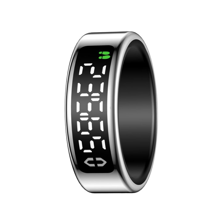 SY01 SIZE 13 Smart Ring, Support Heart Rate / Blood Oxygen / Sleep Monitoring / Multiple Sport Modes(Silver)