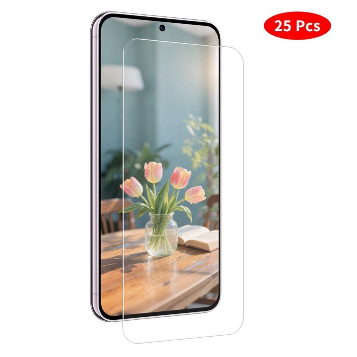 For Samsung Galaxy A55 JUNSUNMAY 25pcs Screen Protector Tempered Glass Film