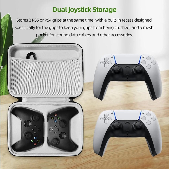 Game Dual Controller Portable Shockproof Hard Shell Travel Case