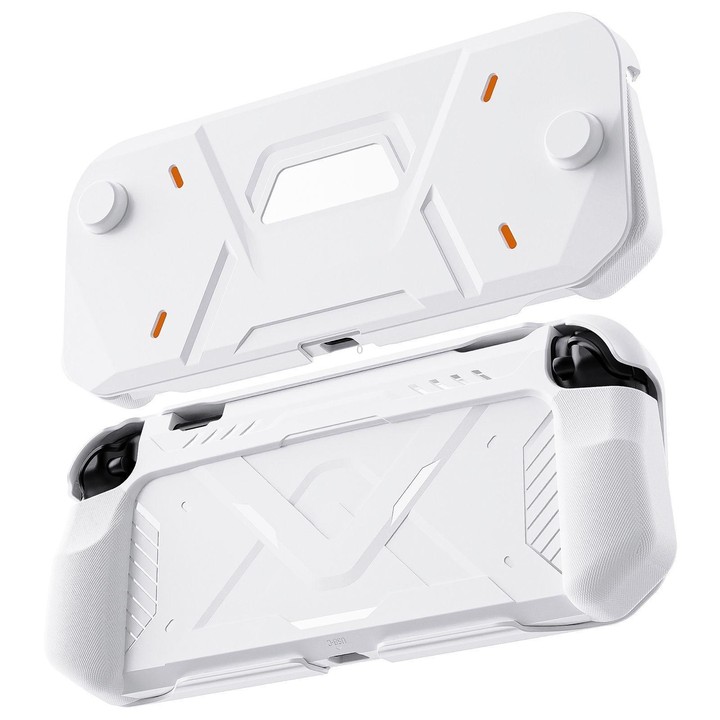 For Nintendo Switch 2 Game Console Mecha Style TPU Protective Case(White)