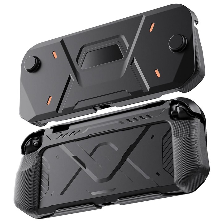 For Nintendo Switch 2 Game Console Mecha Style TPU Protective Case(Black)