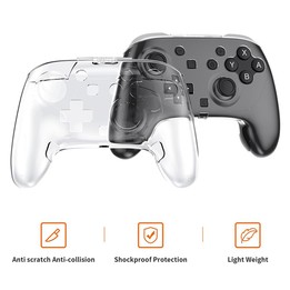 For Nintendo Switch 2 Pro Gamepad Transparent Full Cover PC Protective Case