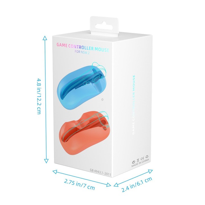 For Nintendo Switch 2 Mini Portable Handle Turns To A Mouse In Seconds(Black)