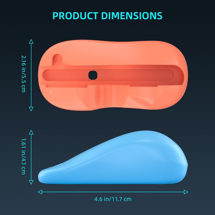 For Nintendo Switch 2 Mini Portable Handle Turns To A Mouse In Seconds(Orange Blue)