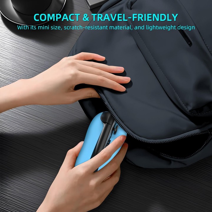 For Nintendo Switch 2 Mini Portable Handle Turns To A Mouse In Seconds(Orange Blue)