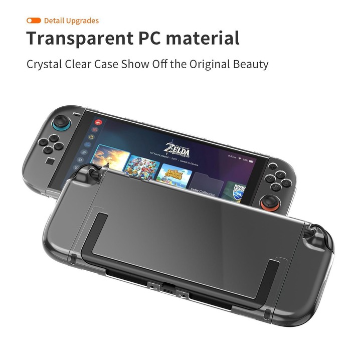 For Nintendo Switch 2 Game Console Split Full Cover Transparent PC Protective Case