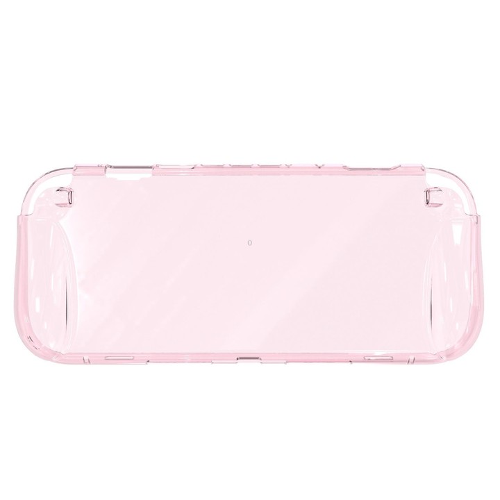 For Nintendo Switch 2 Game Consoles Transparent TPU Protective Case(Translucent Pink)