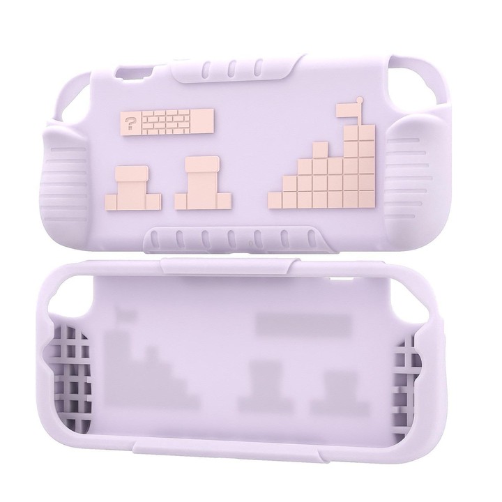 For Nintendo Switch 2 Game Console Anti-Slip And Anti-Drop Liquid Silicone Protective Case(Pink Purple)