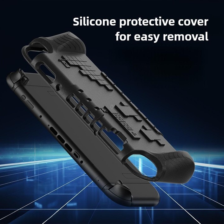 For Nintendo Switch 2 Game Console Anti-Slip And Anti-Drop Liquid EVA Protective Case(Blue)