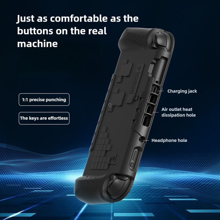 For Nintendo Switch 2 Game Console Anti-Slip And Anti-Drop Liquid EVA Protective Case(Blue)
