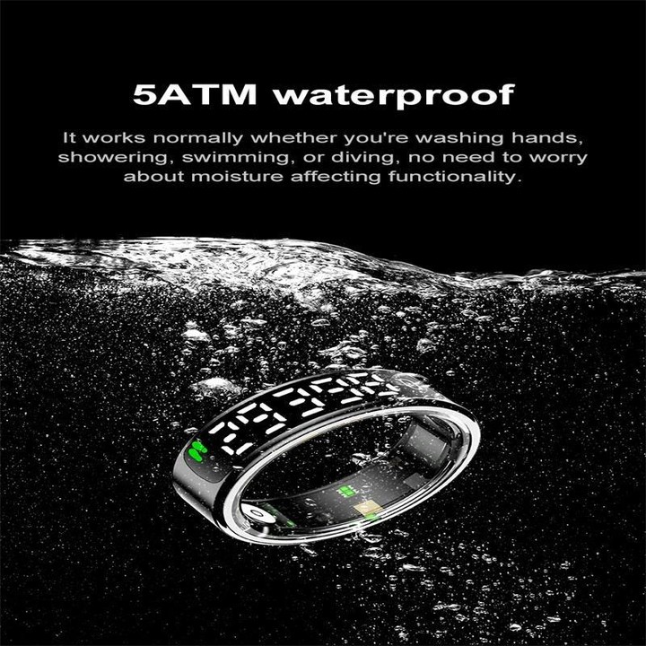 R13 SIZE 11 Smart Ring, Support Heart Rate / Blood Oxygen / Sleep Monitoring / Motion Sensing Game(Silver)