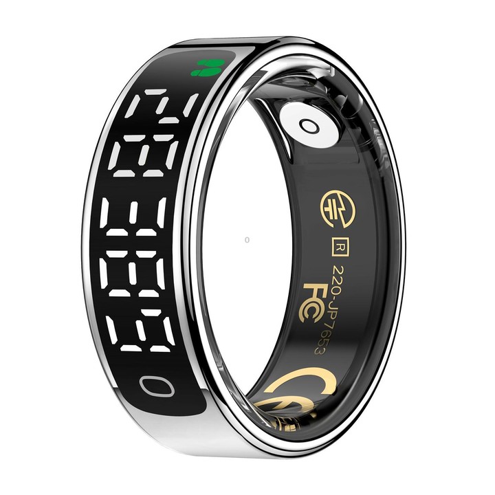 R13 SIZE 11 Smart Ring, Support Heart Rate / Blood Oxygen / Sleep Monitoring / Motion Sensing Game(Silver)