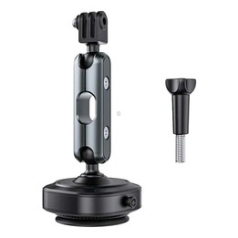 DJ-1 Car Mount Aluminum Alloy Action Camera Holder Electric Vacuum Suction Cup Bracket