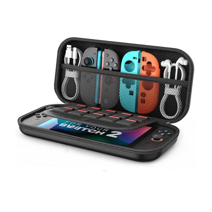 For Nintendo Switch 2 Portable Hard Shell Travel Tote EVA Travel Storage Bag