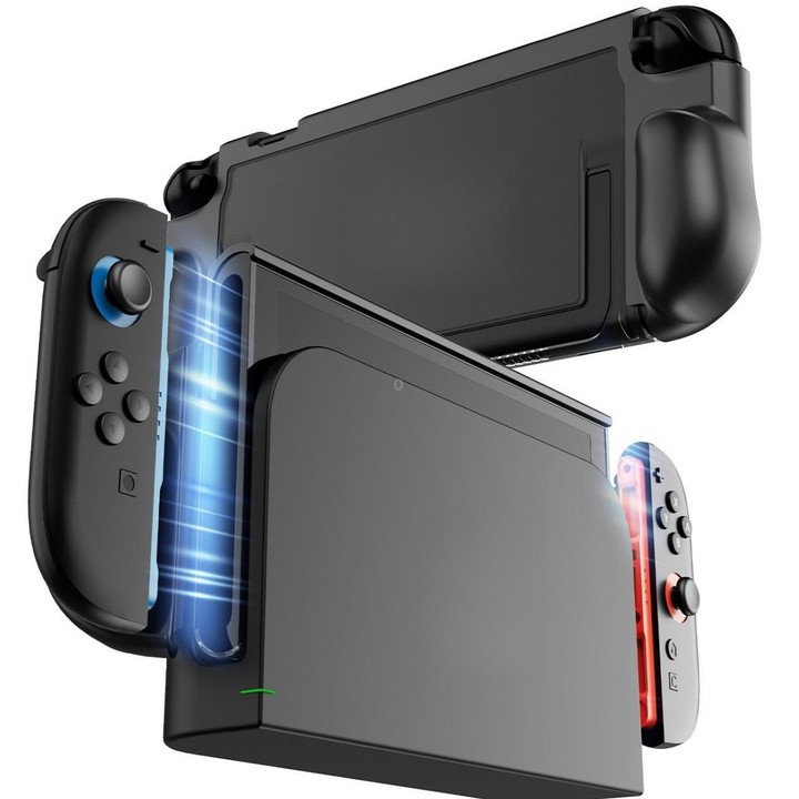 For Nintendo Switch 2 Game Machine Shockproof TPU+PC Protective Case(Pink)