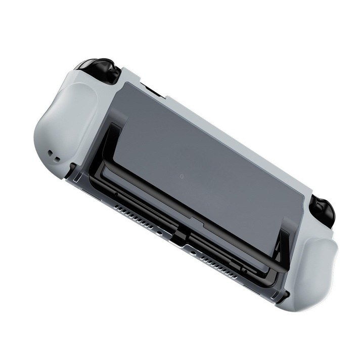 For Nintendo Switch 2 Game Machine Shockproof TPU+PC Protective Case(Gray)
