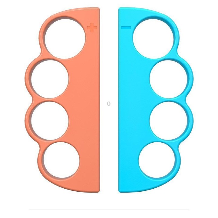For Nintendo Switch 2 Left And Right Handle Boxing Game Grip Set(Orange Blue)