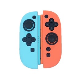 For Nintendo Switch 2 Game Controller Half-Cover Silicone Protective Cover(Black)