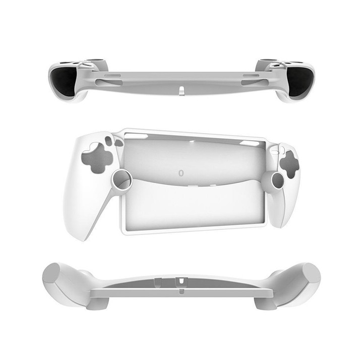 For Sony PS5 Game Console Silicone Protective Case(White)