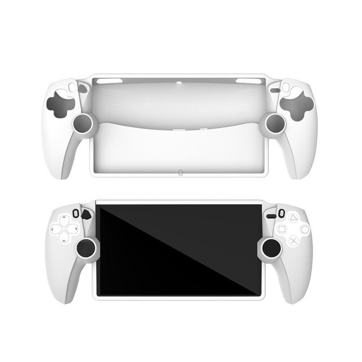For Sony PS5 Game Console Silicone Protective Case(White)