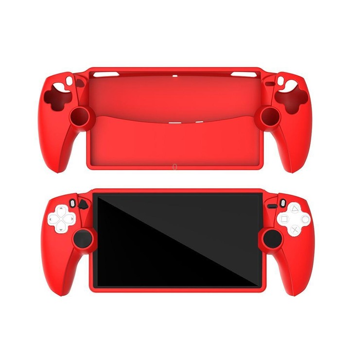 For Sony PS5 Game Console Silicone Protective Case(Red)