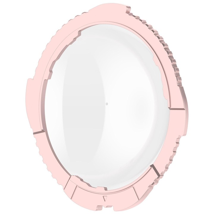 For Insta360 X5 Rotating Optical Tempered Glass Lens Guard Protective Cover(Pink)