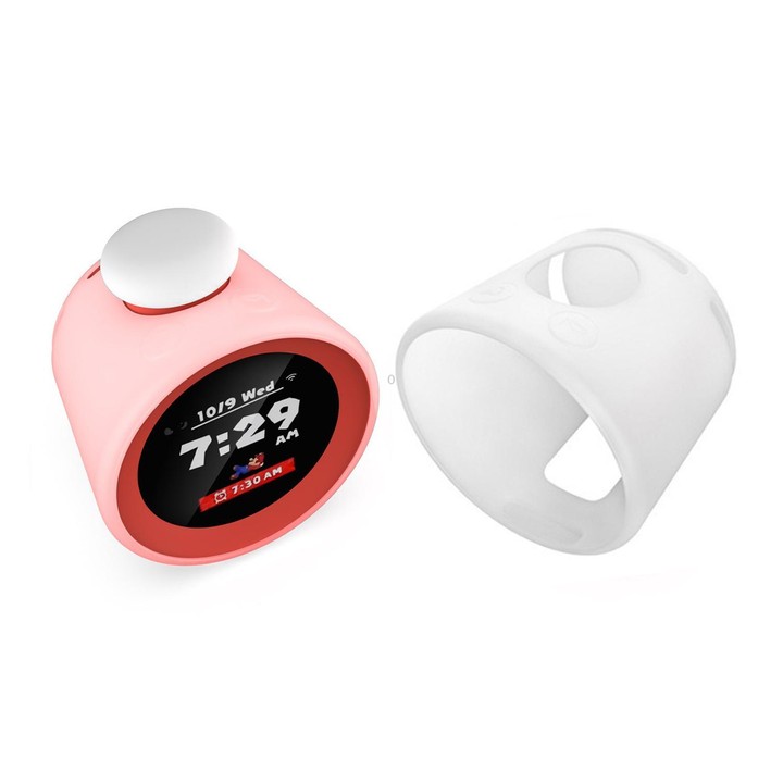 For Nintendo Sound Clock Alarmo DOBE Smart Motion Alarm Silicone Protective Case(Translucent)